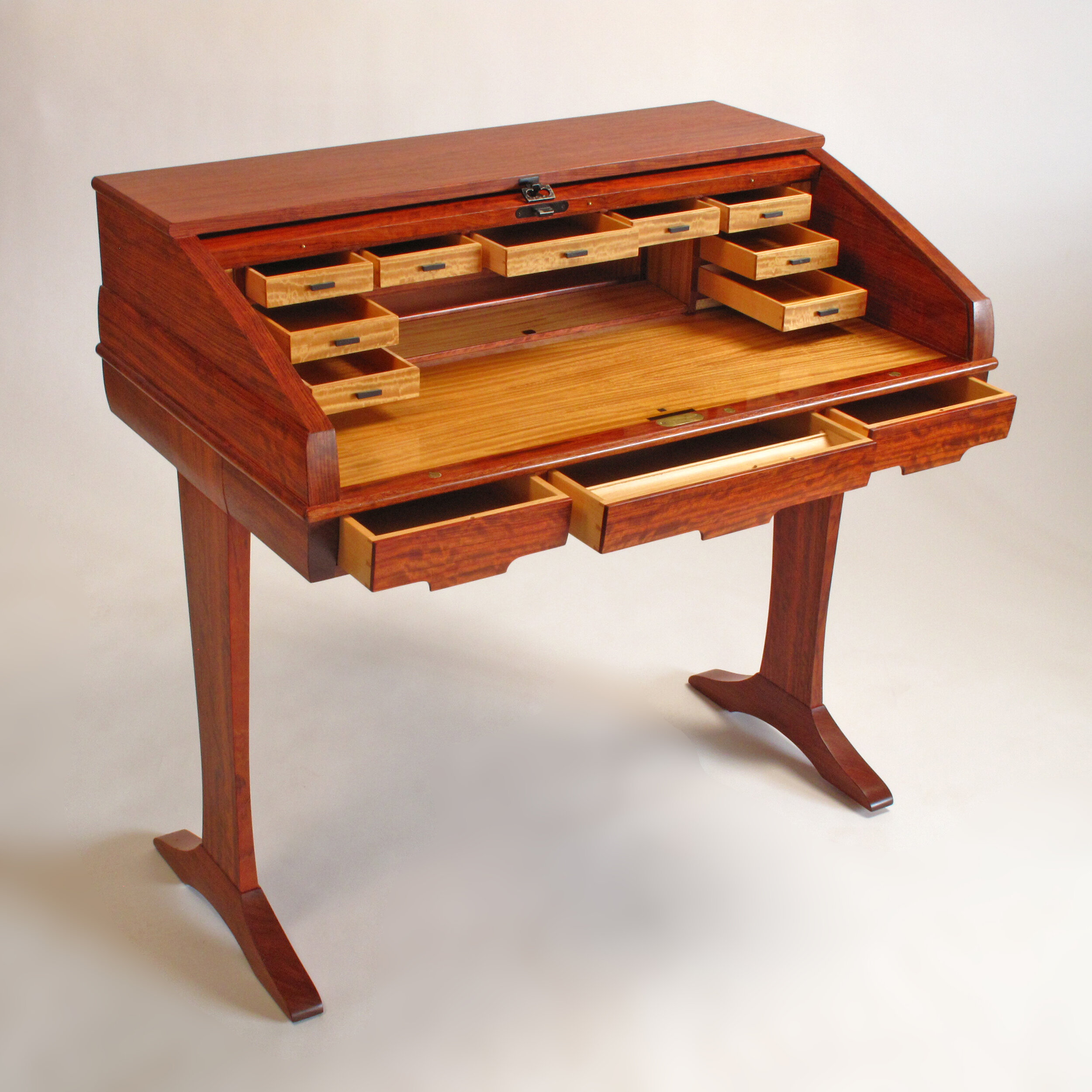 Roll Top Desk — John Morel - The Furniture Maker